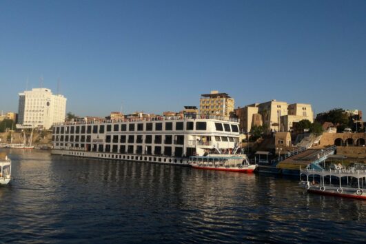 Nilkreuzfahrtschiff Ägypten