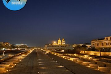 Sphinxallee zwischen Luxor Tempel und Karnak Tempel Ausflug Karnak Tempel Ausflug Inlandausflug Luxor Ägypten